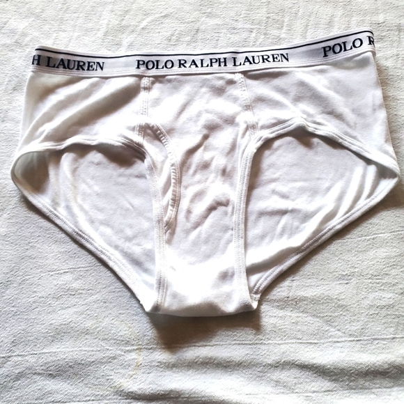 Polo by Ralph Lauren Set of 2 White Sz. 1X Briefs - Picture 1 of 5